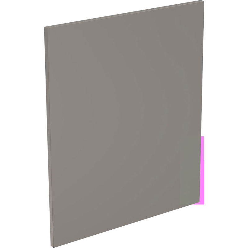 Kitchen Kit Flatpack Slab Appliance Door Ultra Matt Dust Grey 715x596mm