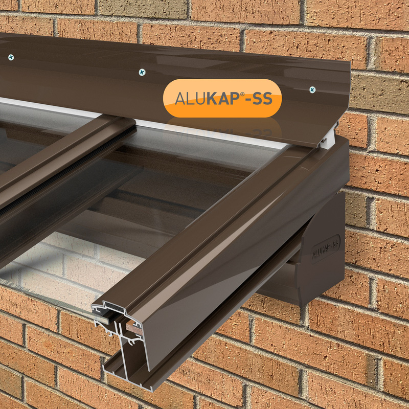 Alukap-SS Top Wall Flashing Brown 2.0m
