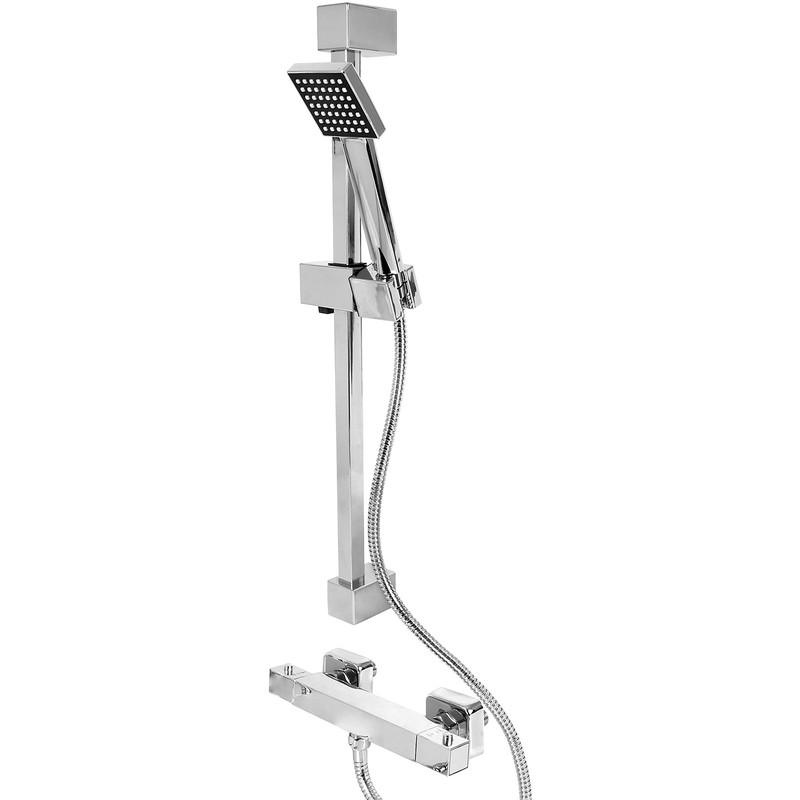 Kubo Thermostatic Bar Mixer Shower Chrome