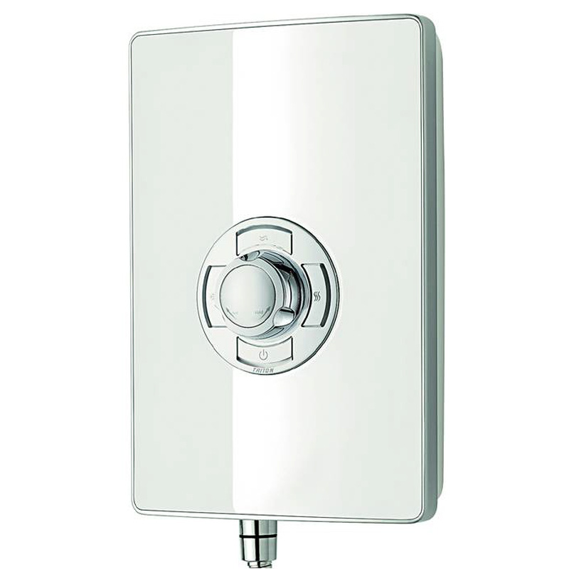 Triton Collection Electric Shower Gloss White 8.5kW