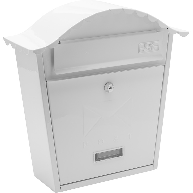 Burg-Wachter Classic Post Box White
