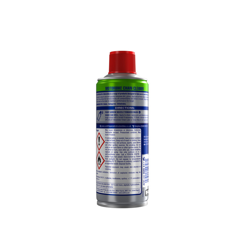WD-40 Specialist Motorbike Chain Cleaner 400ml
