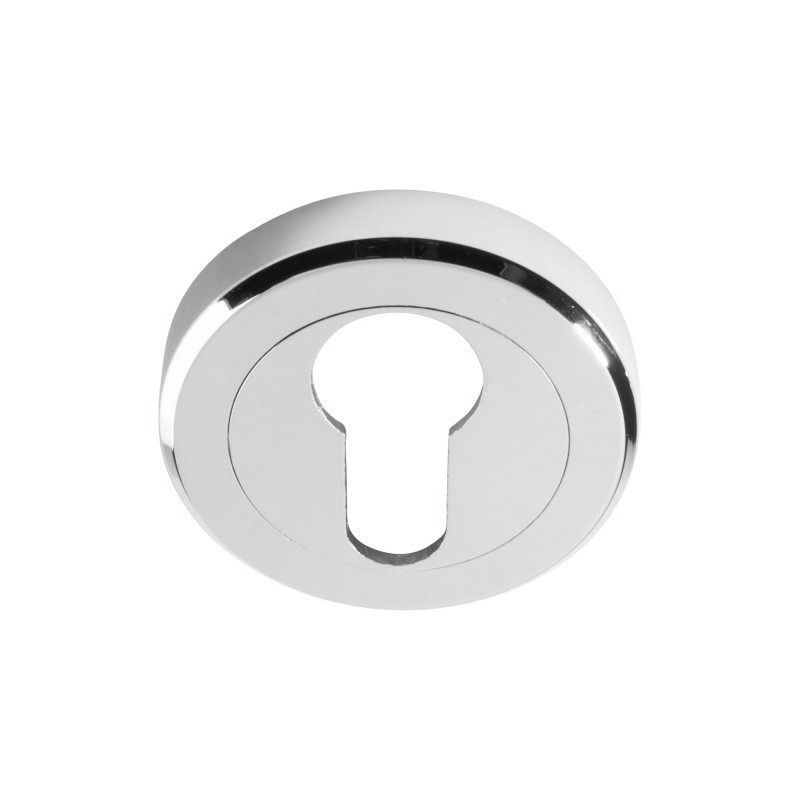 Serozzetta Escutcheon - Euro Profile Polished Chrome