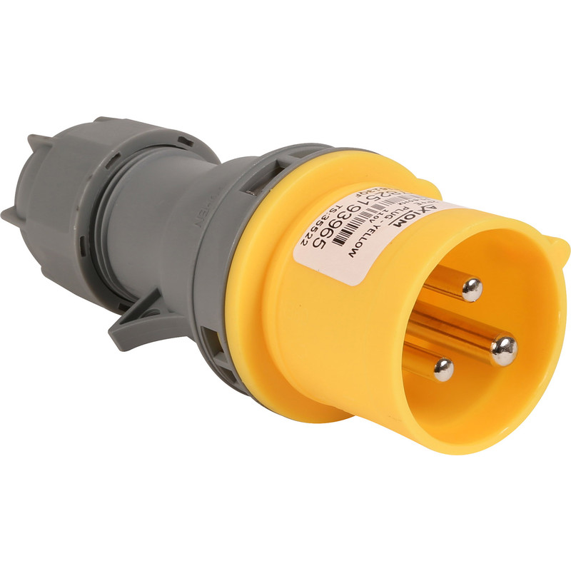 Industrial Connectors IP44 110V Plug 16A