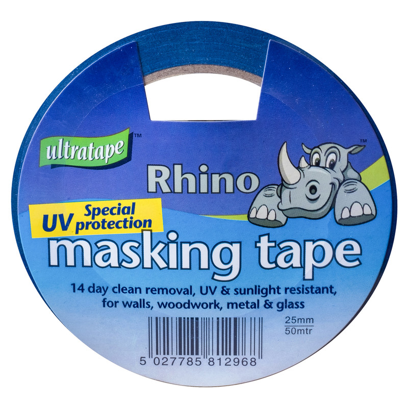 Professional UV Resistant 14 Day Masking Tape 25mm x 50m