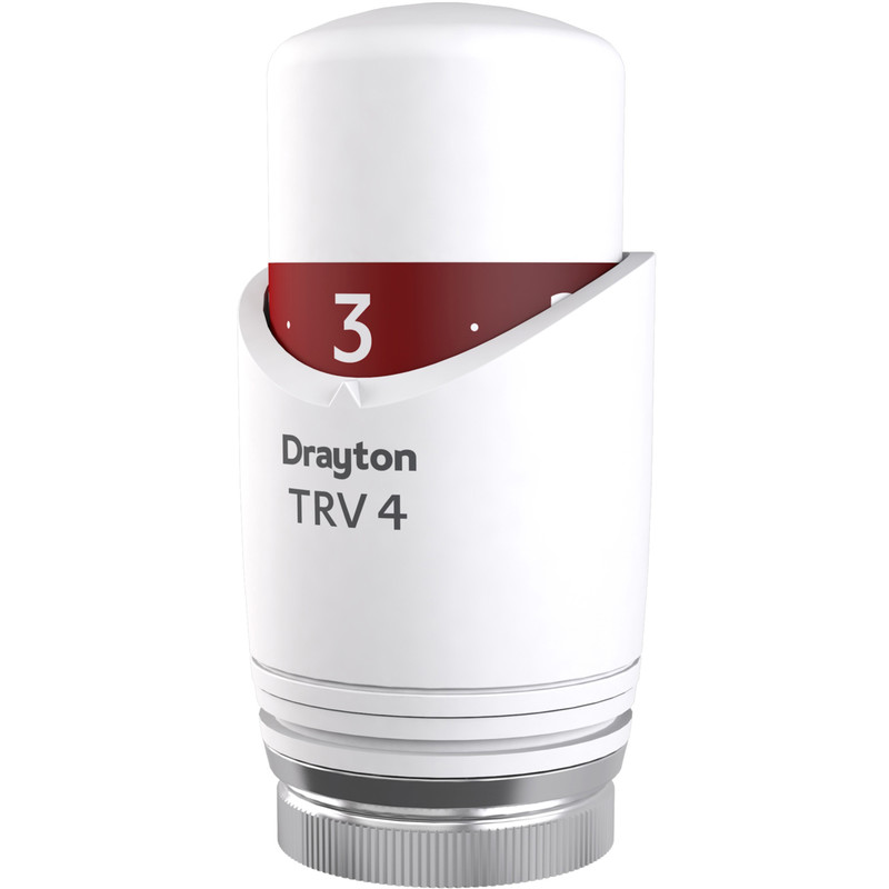 Drayton TRV4 White Integral Head