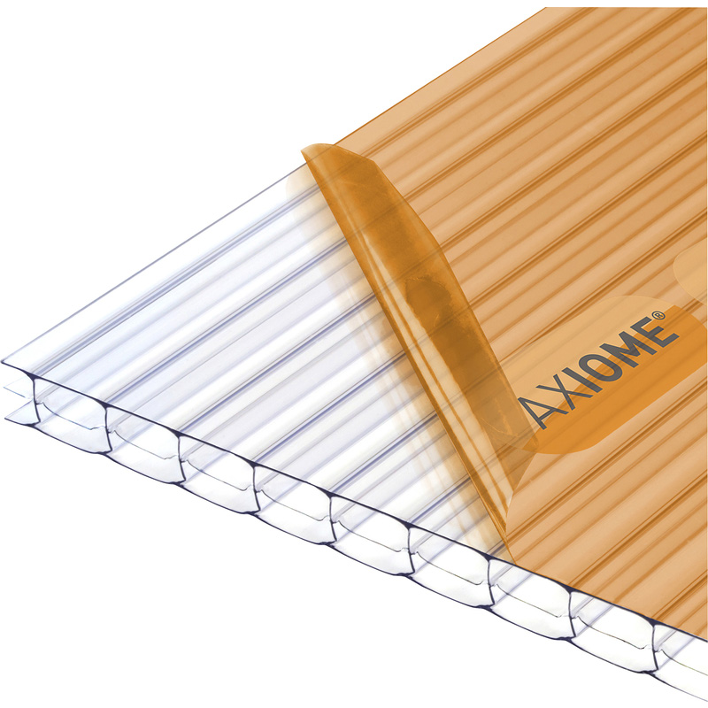 Axiome 16mm Polycarbonate Clear Triplewall Sheet 1000 x 2000mm