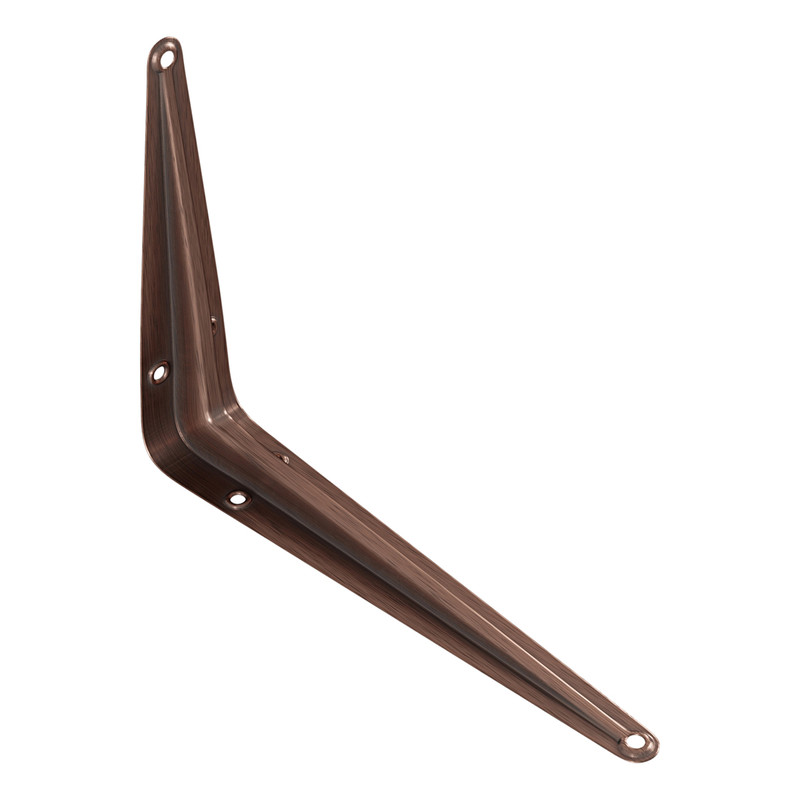 Rothley London Shelf Bracket Antique Copper 200 x 150mm