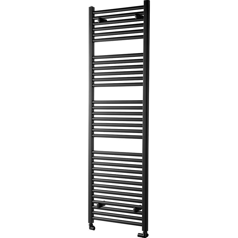 Towelrads Pisa Black Straight Towel Radiator 1800 x 500 2965Btu