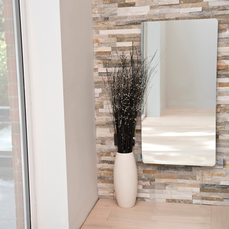 Towelrads Vetro Wet Frame Mirror Designer Radiator 1000 x 500mm