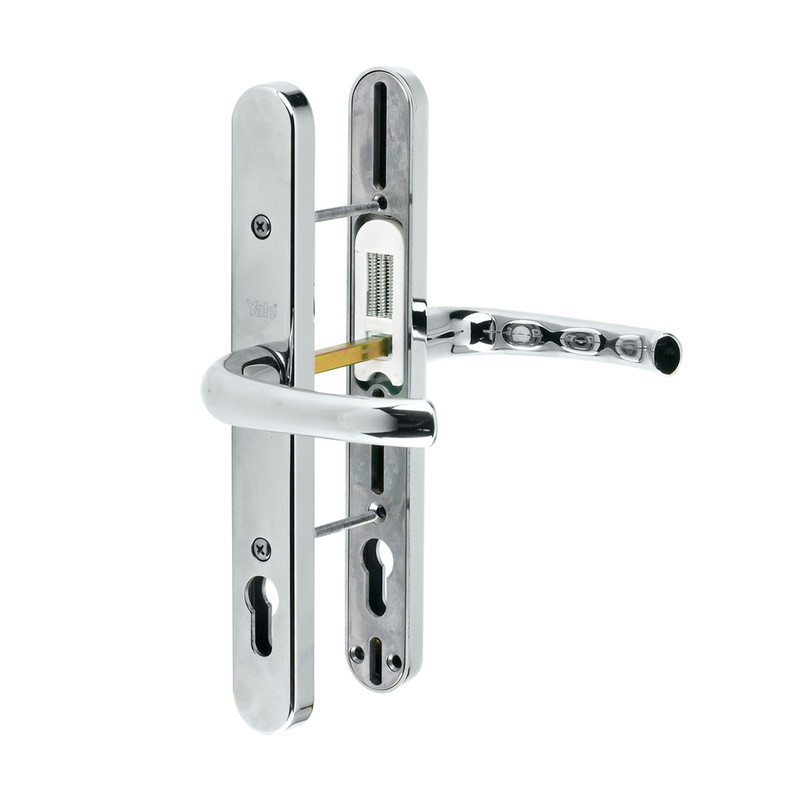 Yale PVCu Universal Replacement Door Handle Polished Chrome