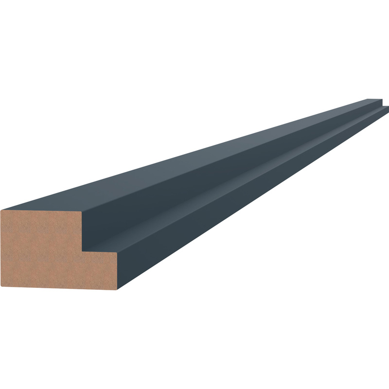 Kitchen Kit Flatpack Slab Multi Rail Ultra Matt Indigo Blue 2745mm