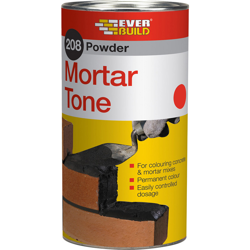 Everbuild 208 Powder Mortar Tone 1kg Red