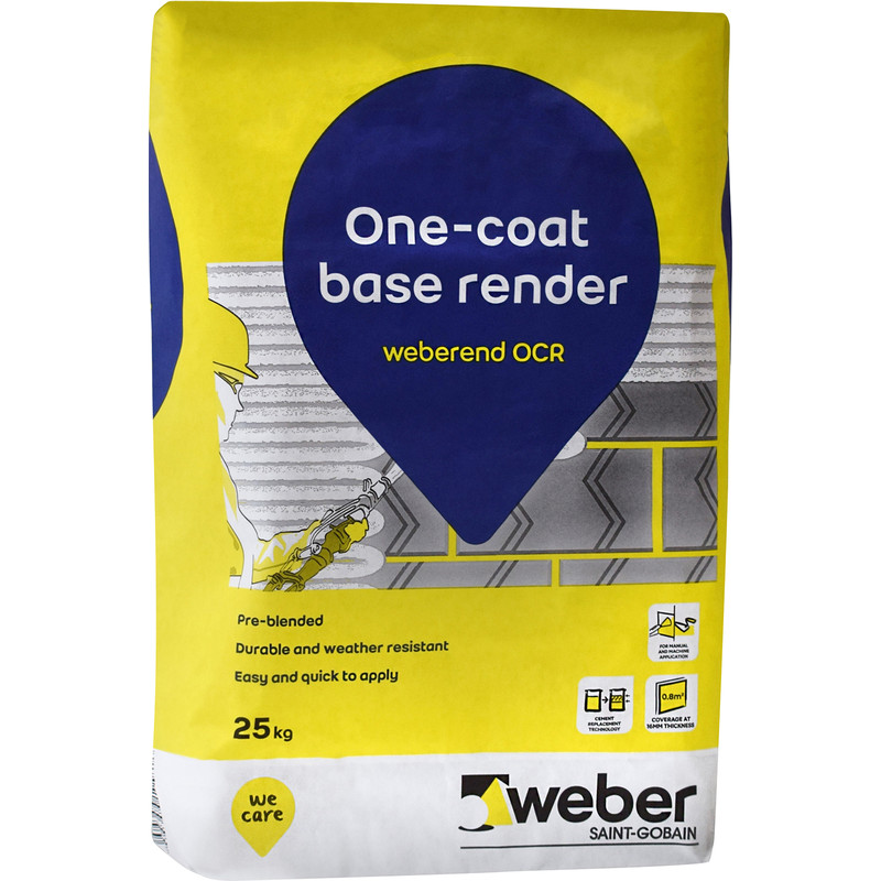 Weber One Coat Base Render 25kg