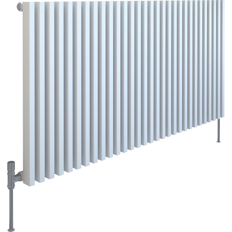 Kudox Xylo White Designer Radiator 600 x 1180mm 3866Btu