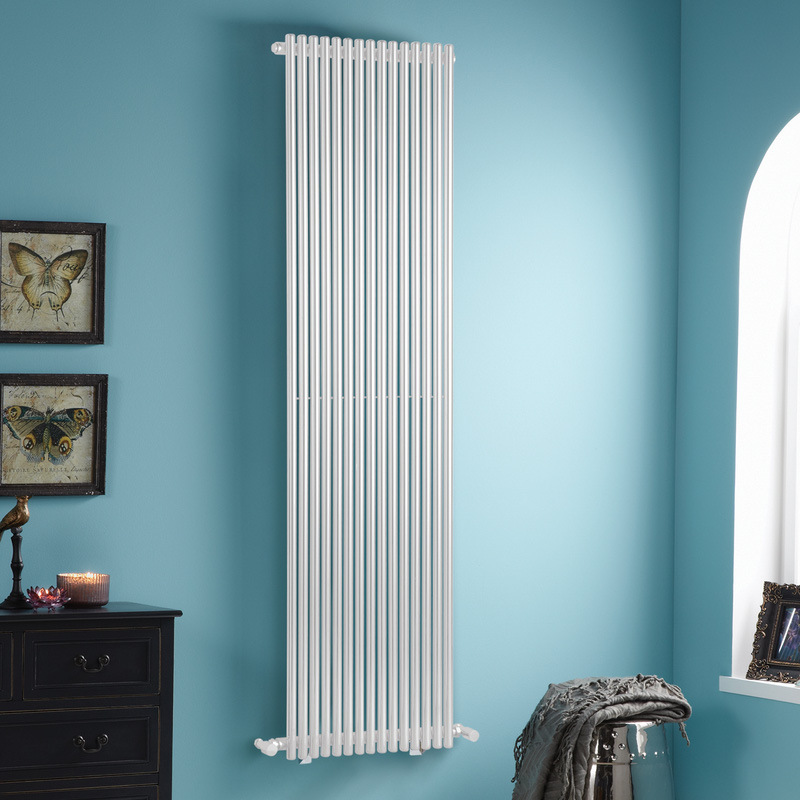 Towelrads Iridio Vertical Designer Radiator White 1800 x 500mm 2457Btu