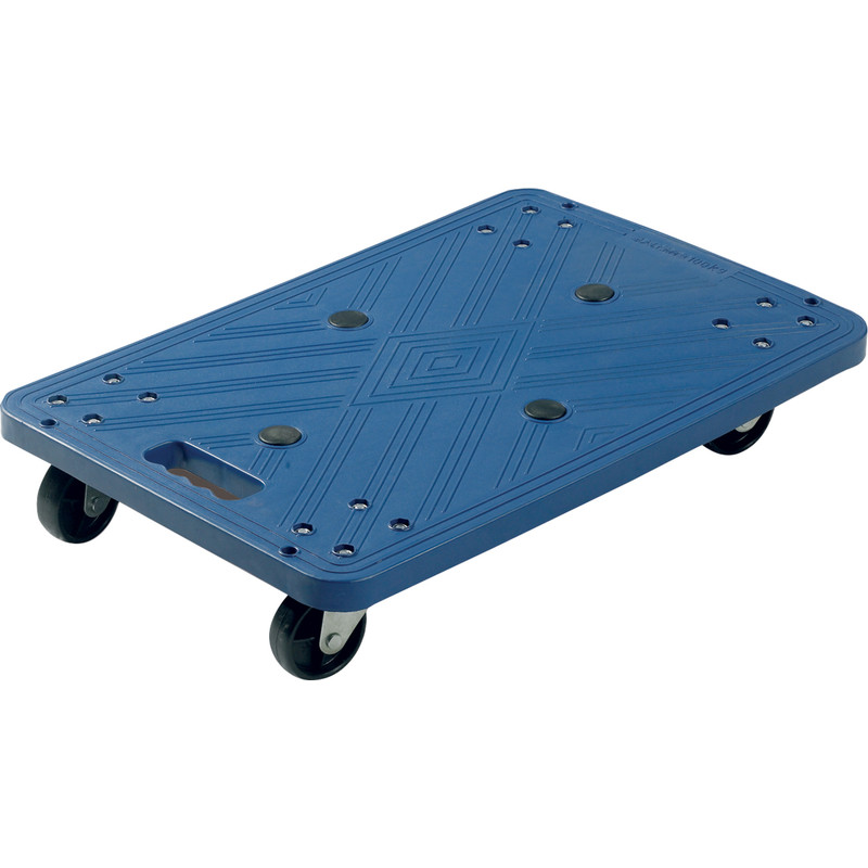 Blue Plastic Dolly 100Kg