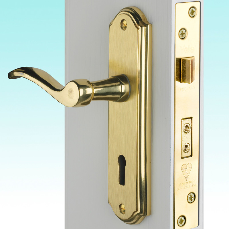 Yale BS 5 Lever Mortice Sashlock 76mm Polished Brass
