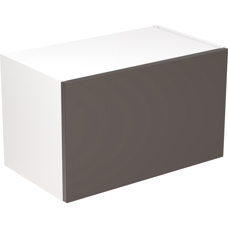 Kitchen Kit Flatpack Slab Kitchen Cabinet Wall Bridge Unit Ultra Matt Graphite 600mm