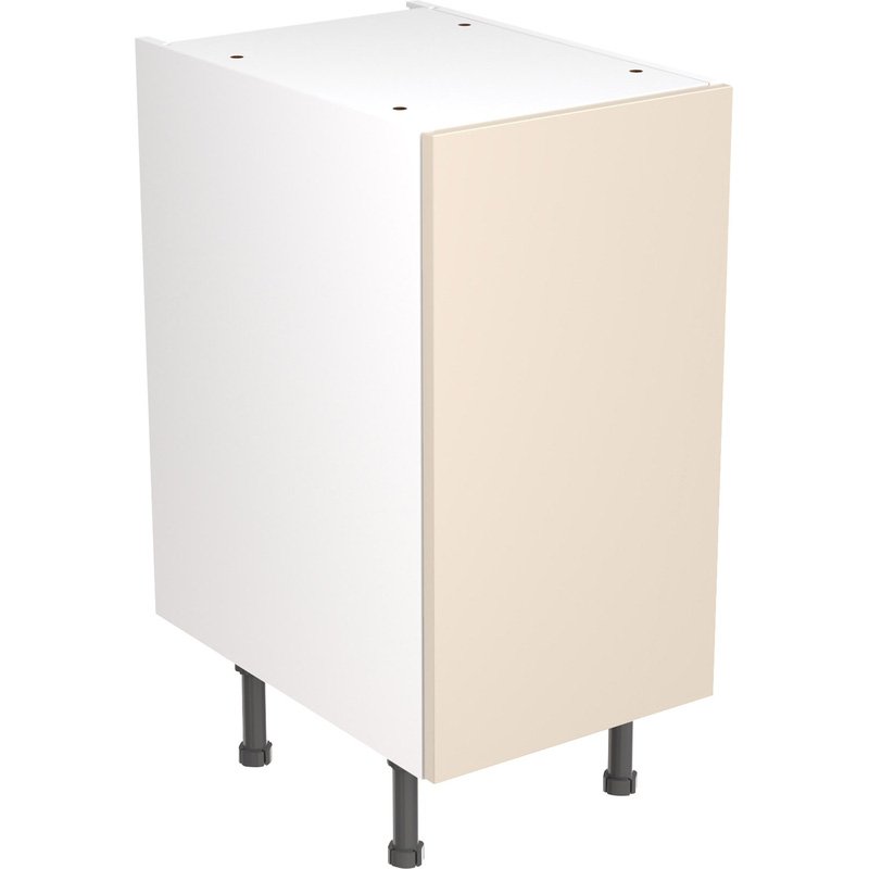 Kitchen Kit Ready Made Slab Kitchen Cabinet Base Unit Ultra Matt Cashmere 400mm