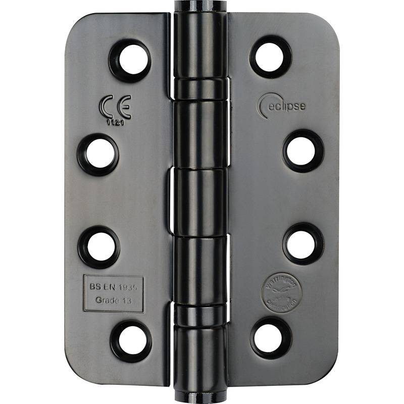 Grade 13 Ball Bearing Radius Hinge Matt Black