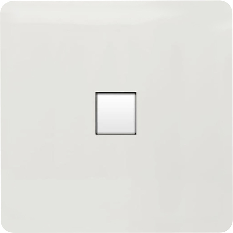 Trendiswitch White 1 Gang PC CAT 5/6 1 Gang