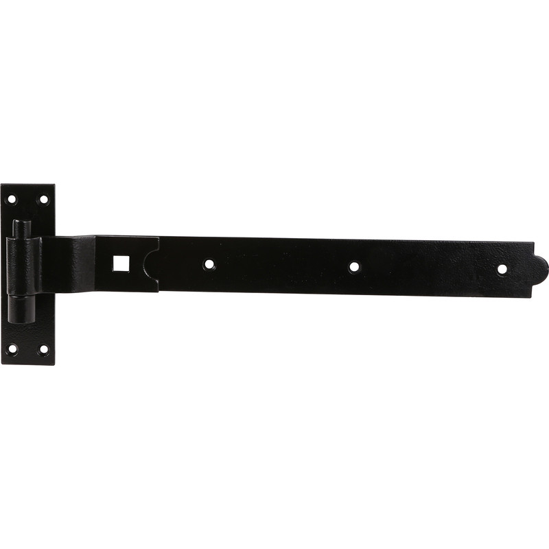 Hook & Band Black Cranked Hinge 600mm