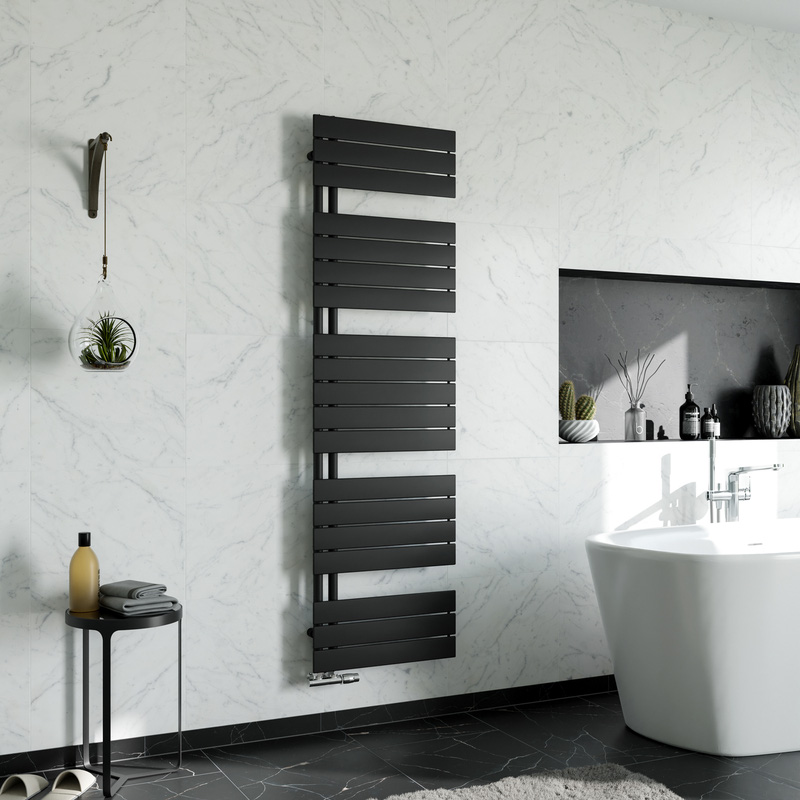 Ximax Oxford Open Panel Towel Radiator 1720 x 500mm 2952Btu Black