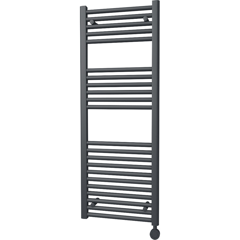 Towelrads Richmond Thermostatic Towel Radiator Anthracite 1186 x 450mm 1365Btu