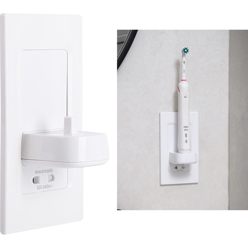 Proofvision PV12P Shaver Socket+Toothbrush Charger White Single