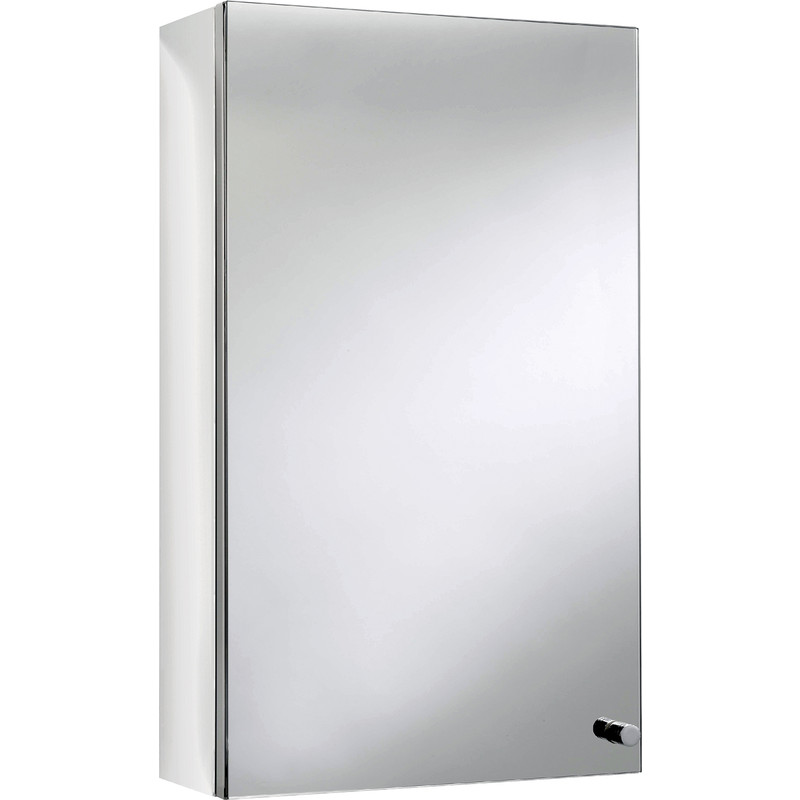 Croydex Single Door Stainless Steel Bathroom Cabinet 500 x 300 x 120mm