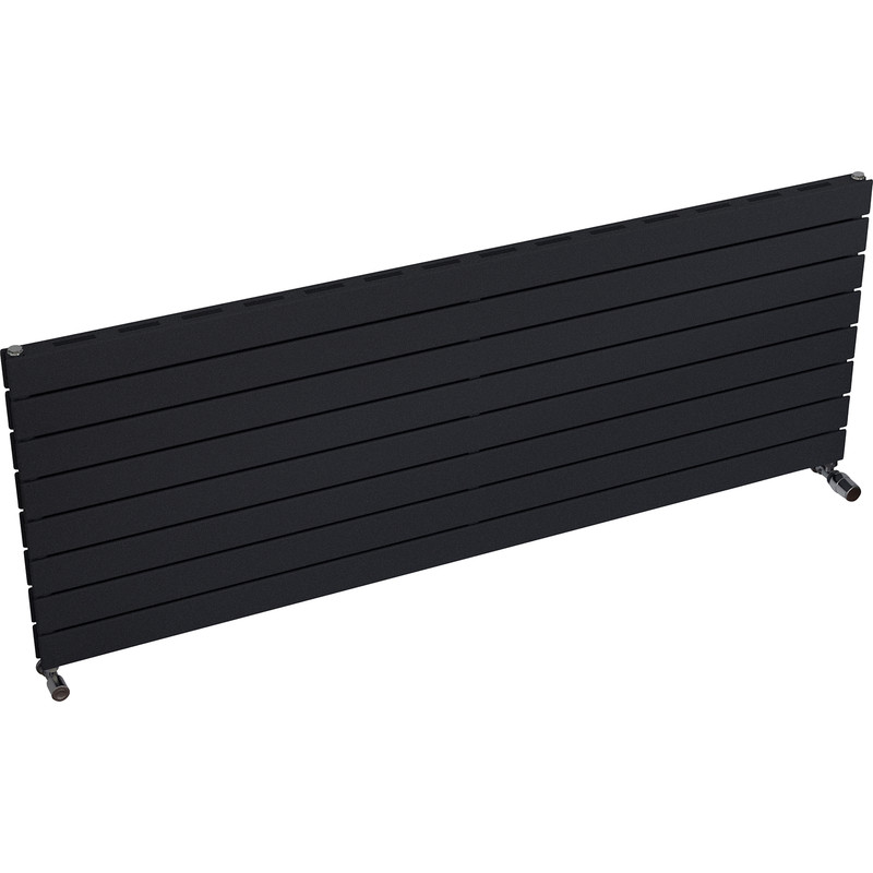 Ximax Oxford Slim Duo Horizontal Designer Radiator 595 x 1600mm 5010Btu Anthracite