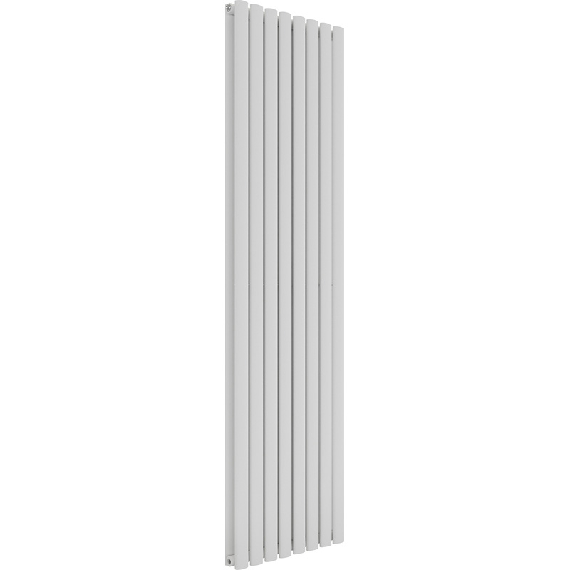Azur Nero Duplex Designer Oval Tube Radiator 1800 x 480mm 4672Btu White