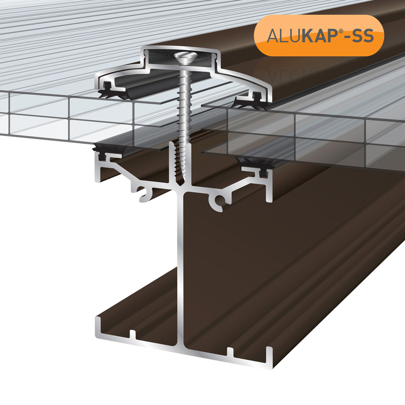 Alukap-SS Self Support Bar Brown 4800mm