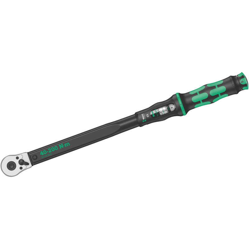 Wera Click Adjustable Torque Wrench 1/2" 40Nm - 200Nm