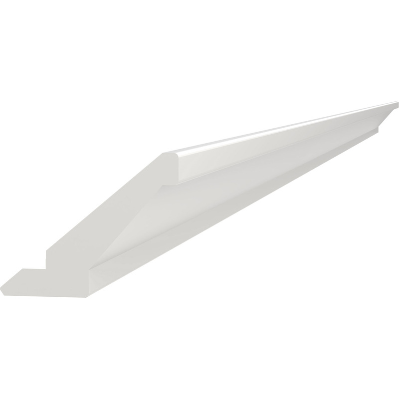 Kitchen Kit Flatpack Shaker Cornice Ultra Matt White 2745mm