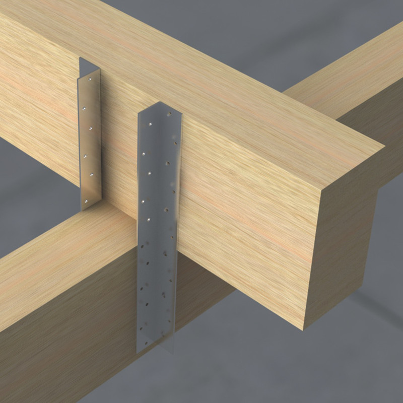 Galvanised Holding Down Angle Plate 300 x 32 x 32mm