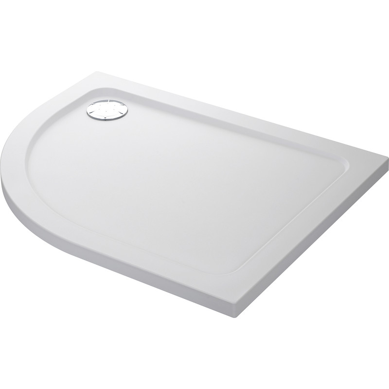 Mira Flight Low Offset Quadrant Shower Tray 1000 x 800mm RH