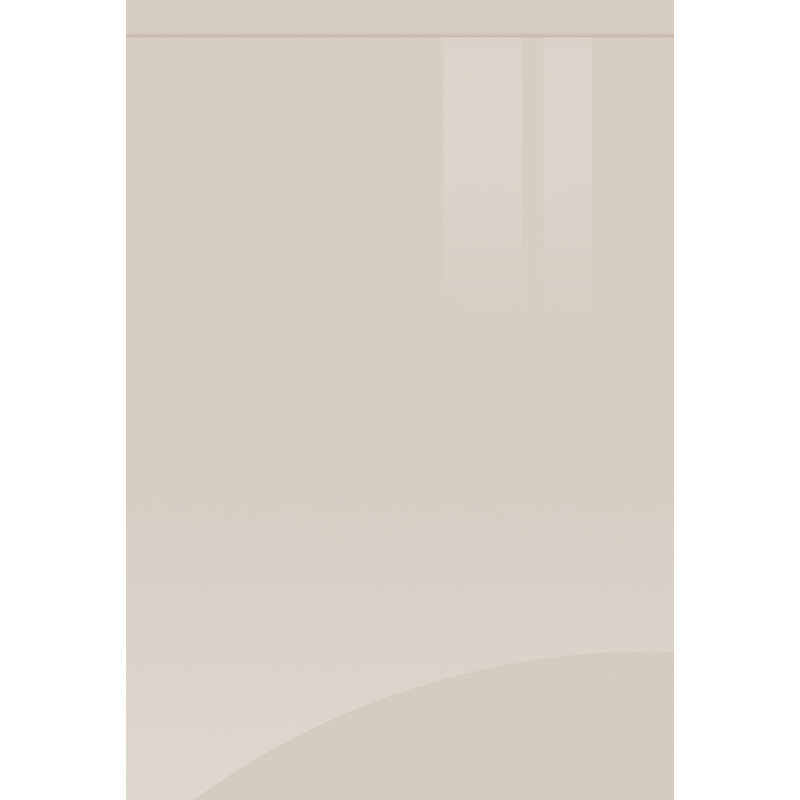 Kitchen Kit Flatpack J-Pull Super Gloss Cashmere Sample