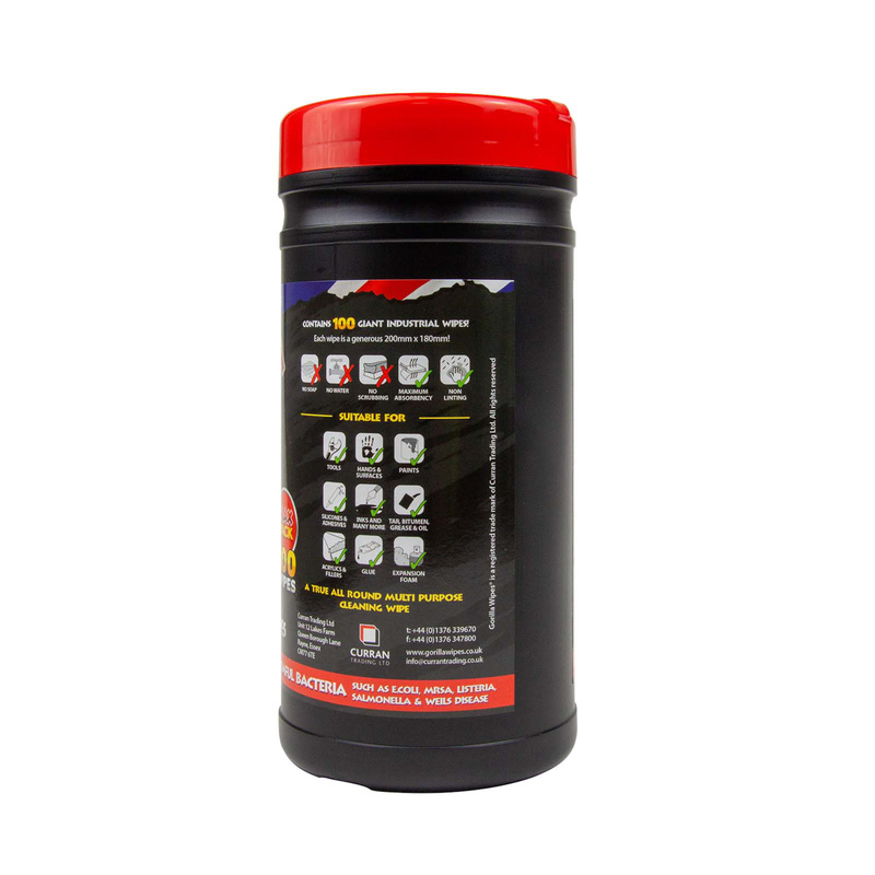 Gorilla Wipes Trade Pack 100 Wipes