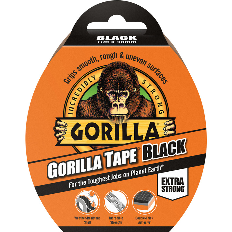 Gorilla Tape Black 48mm x 11m