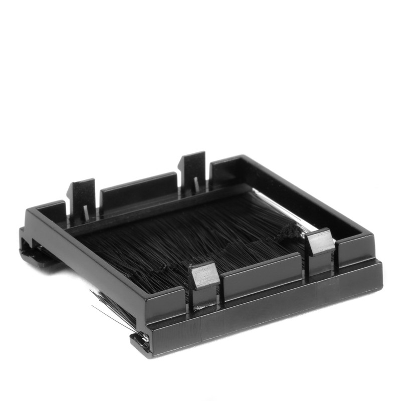 Euro Module Brush Module Black 2 Mod Single Plate