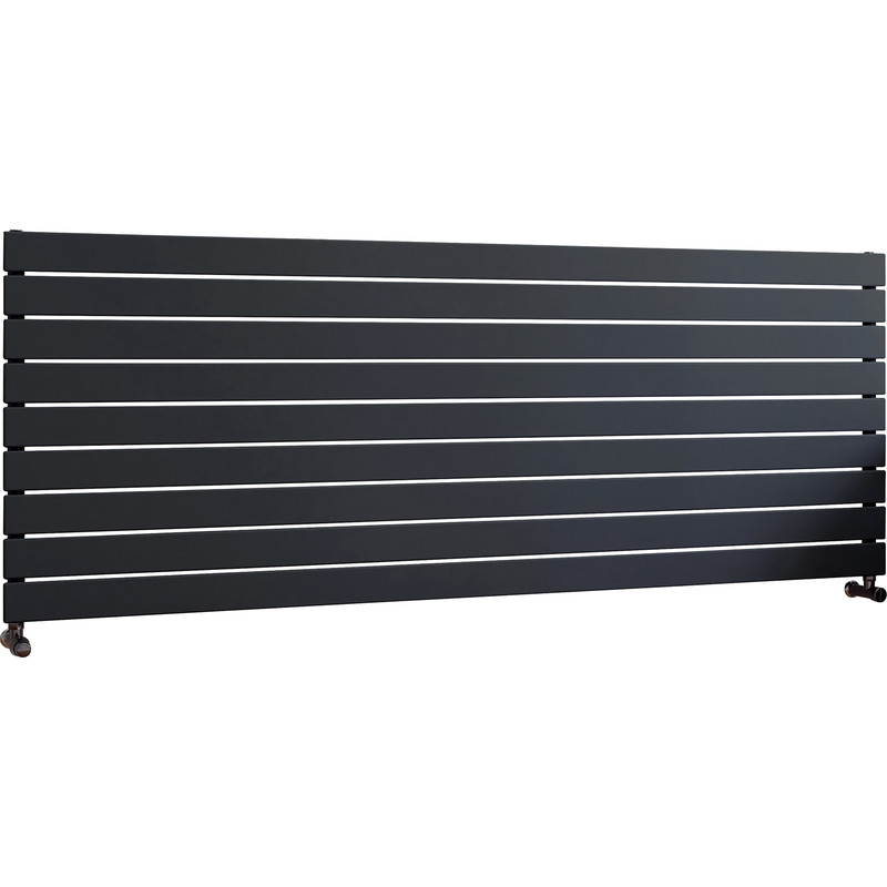 Ximax Oxford Single Horizontal Designer Radiator 670 x 1800mm 4311Btu Anthracite