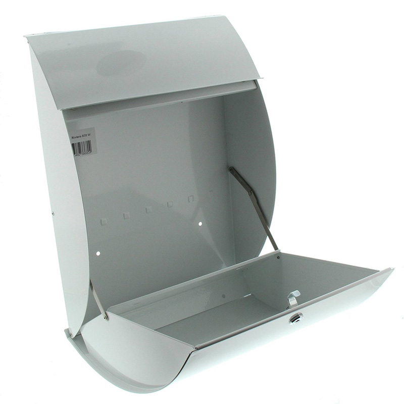 Burg-Wachter Riviera Post Box White