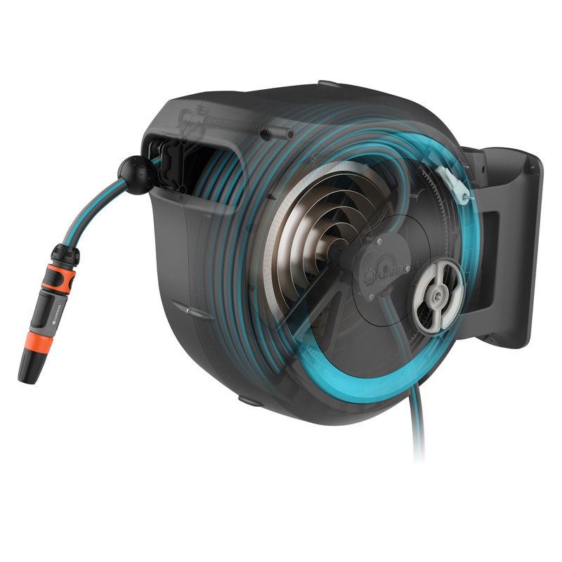 Gardena Wall Mounted Hose Box Roll Up 35m