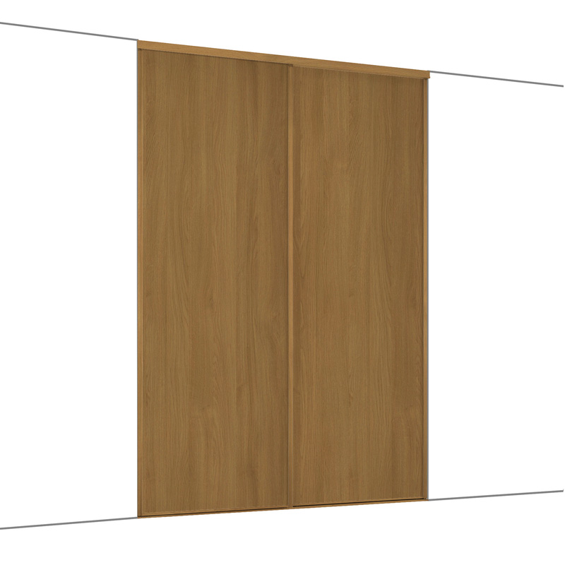 Spacepro Classic 2 Door Sliding Wardrobe Kit Oak 1793 x 2260mm