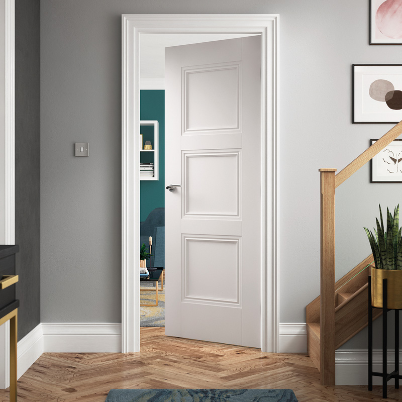 Catton White 3P Primed Internal Door 35 x 1981 x 686mm