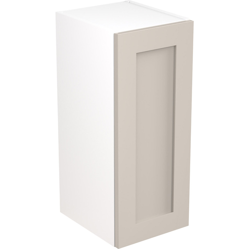 Kitchen Kit Ready Made Shaker Kitchen Cabinet Wall Unit Ultra Matt Light Grey 300mm