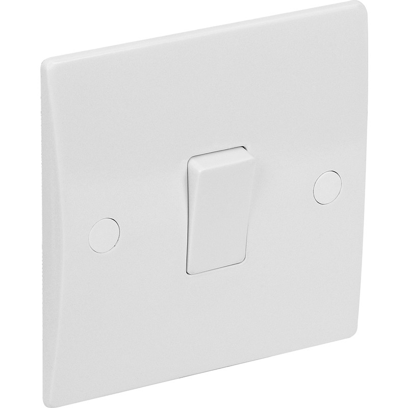 Axiom 10A Low Profile Switch 1 Gang 2 Way Trade Pack