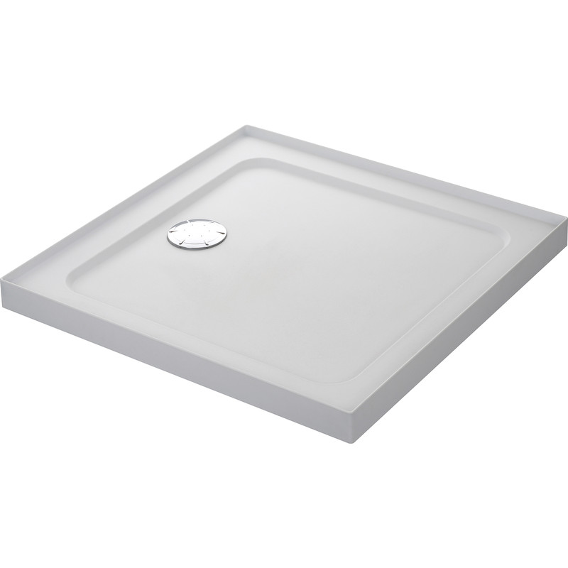 Mira Flight Safe Square Shower Tray 760 x 760mm 4 Upstands